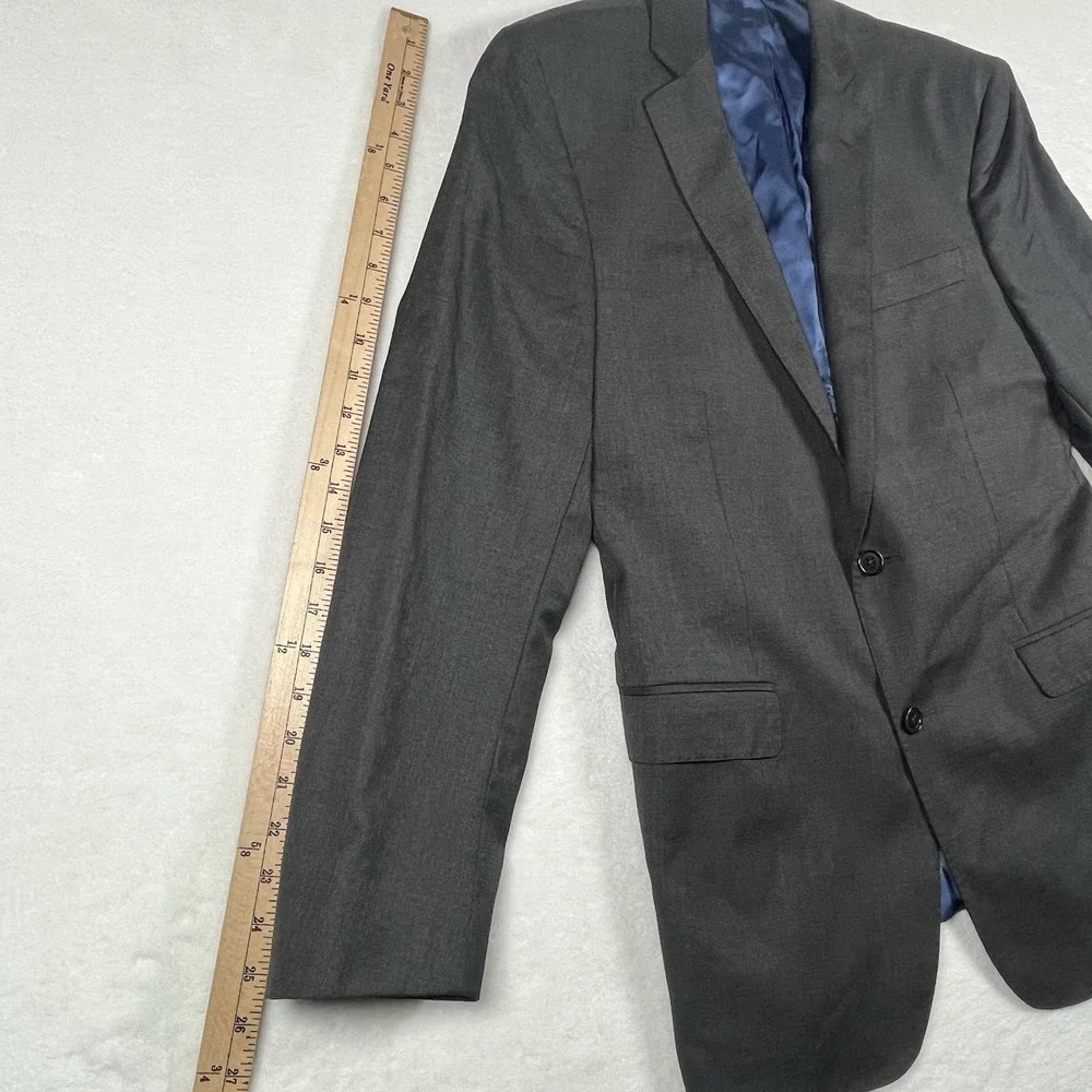 Brooks Brothers Brooksgate Regent Dark Gray Blazer Vitale Barberis Canonico Wool